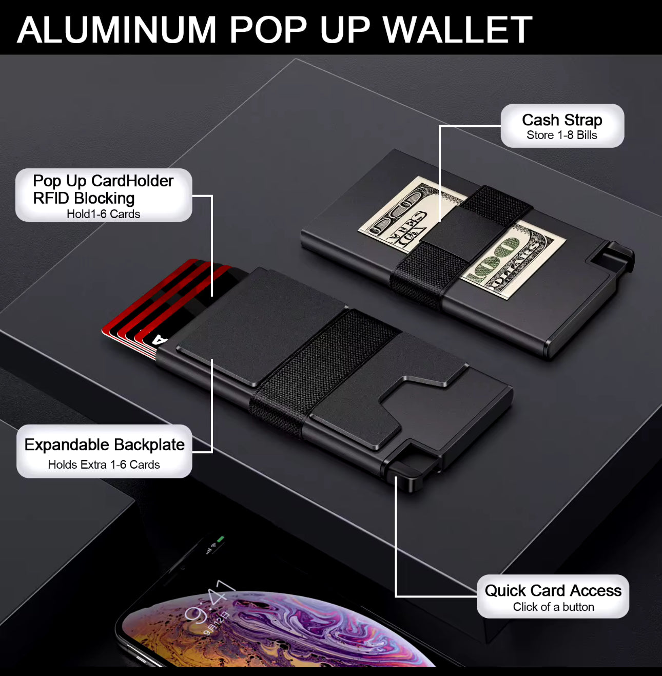 Slim & Minimalist Metal Wallet