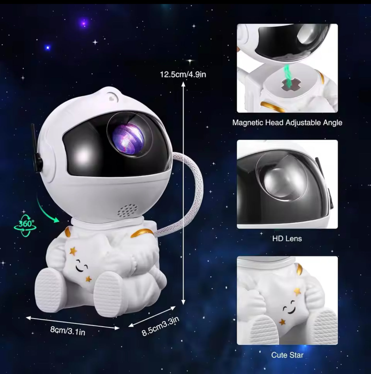 Astronaut Galaxy Projector