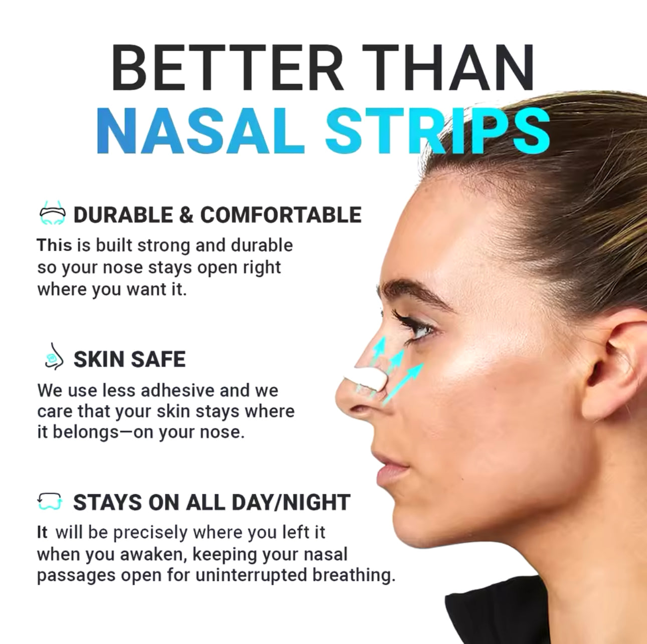 Magnetic Nose Breathe Strips